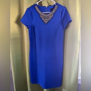 Embellished Neck Dress